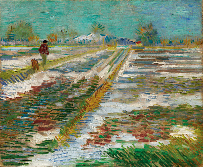  文森特·威廉·梵高  Vincent Willen Van Gogh —— 雪中景